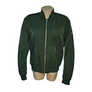 Urban outfitter Light before dark green Bomber Jacket M
